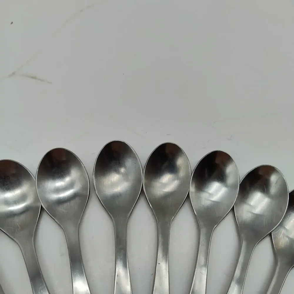 11X Tsp Gourmet Settings LOFT Stainless Flatware Teaspoons